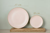 20 Pcs Rose Pink Dinner Set
