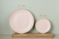 18 Pcs White Dinner Set