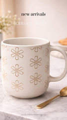 200 ml mug with 24k gold decal print matt surface