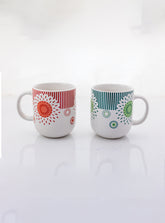 6 OZ 180 ML Coupe Deckle Printed Mug (Pack of six)