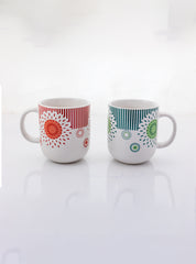 6 OZ 180 ML Coupe Deckle Printed Mug (Pack of six)