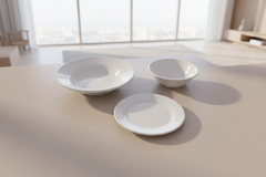 7 Inch Soup plate
7 Inch Quarter Plate &
5 Inch Rice Bowl