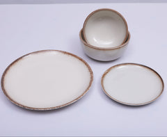 Ceramal Brown Dinner Set