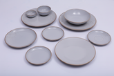 18 Pcs Ice Grey Dinner Set