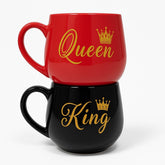 350 ml Couple mug king and queen