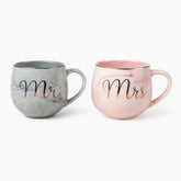 350 ml couple mug mr & mrs with 24k gold printing
