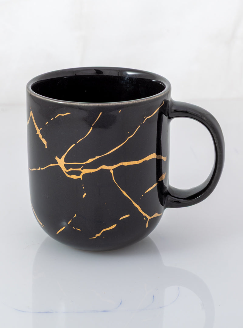 6 oz 180 MLcoupe 24 k gold marble