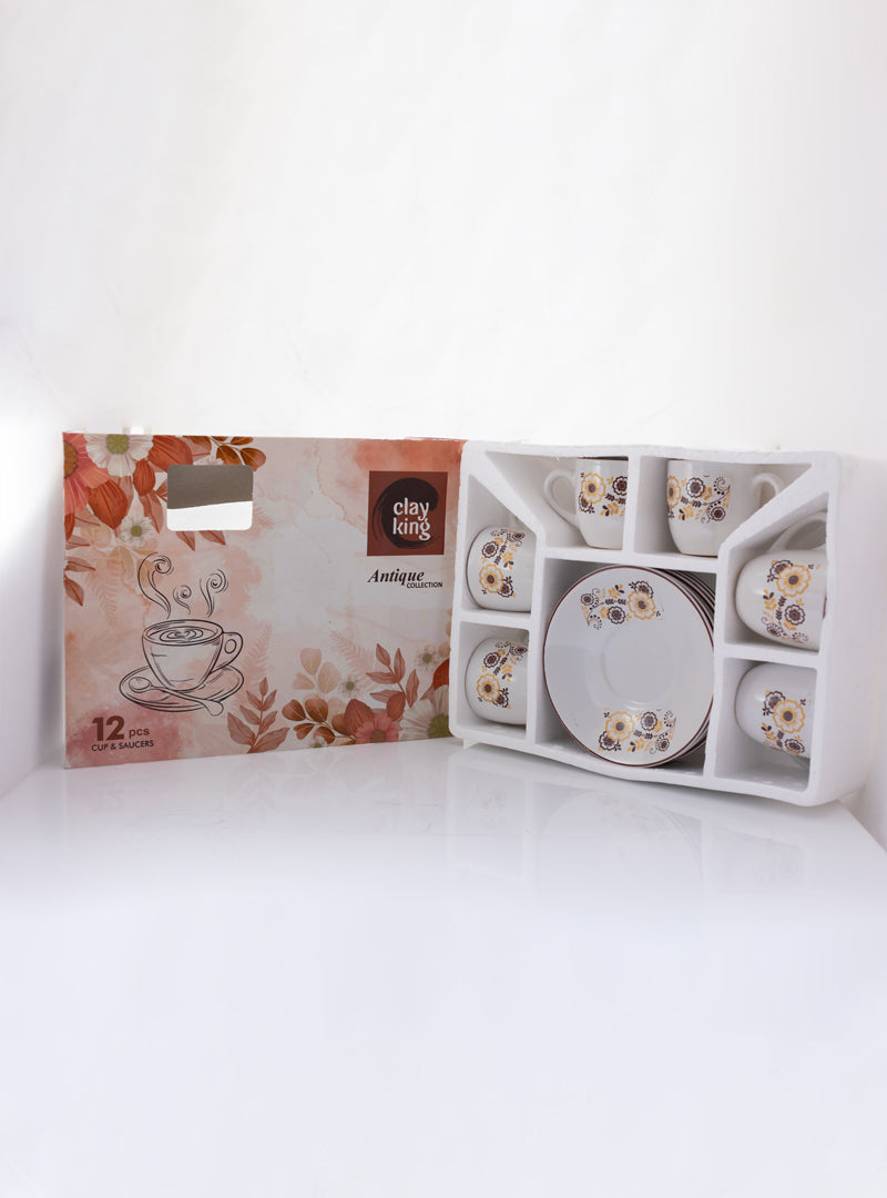 Cup Saucer Double Flower