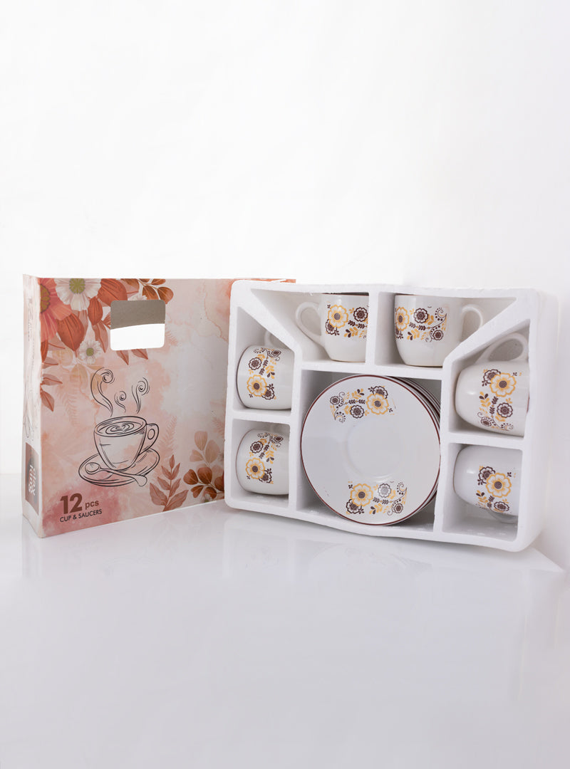 Cup Saucer Double Flower