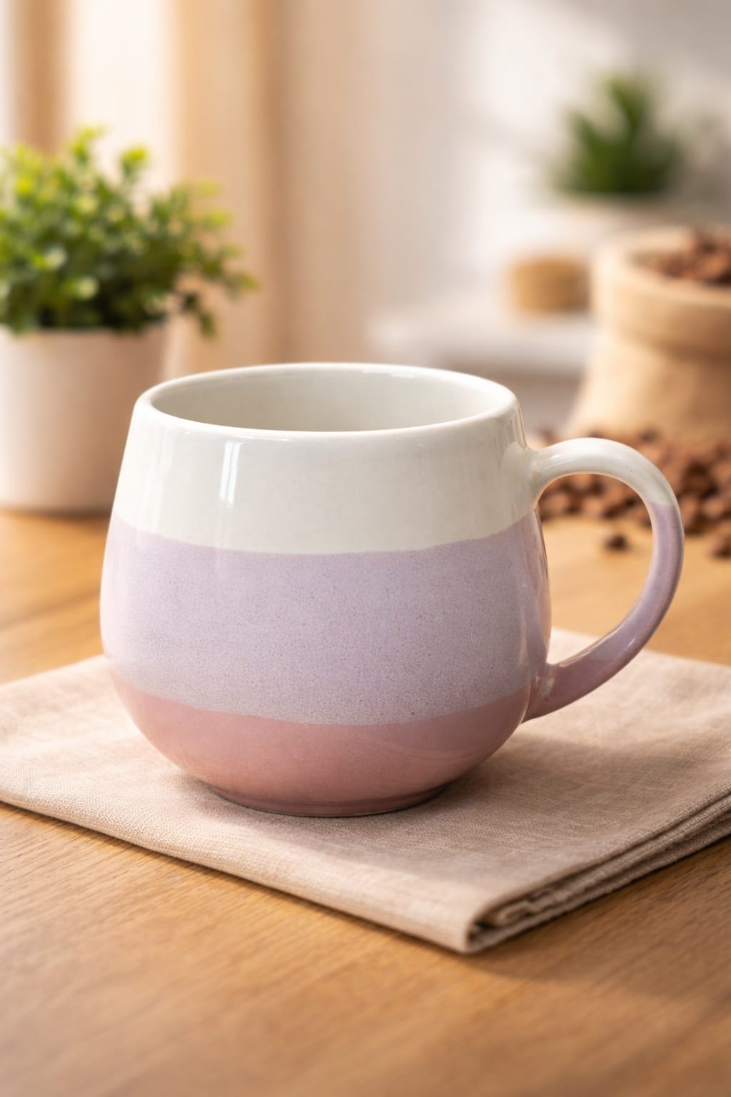 330 ml  Two shade Smile Shape mug