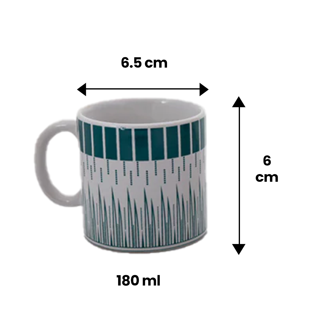 6 OZ 180 ML Multi Plate Director Mug (Pack of Three)