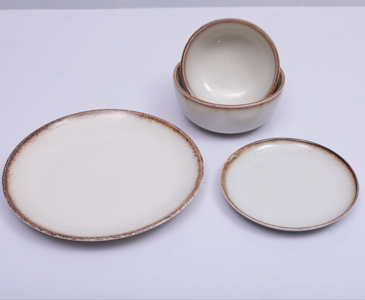 Ceramal Brown Dinner Set