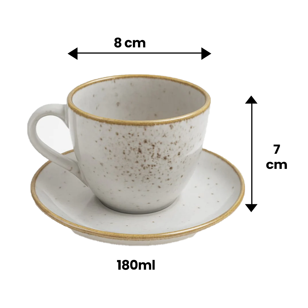 Cappuccino Cup & Saucer 180 ML