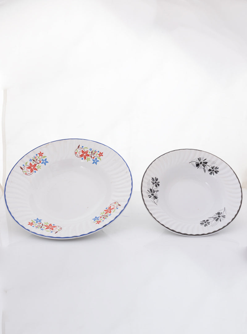 7 And 9 Inch
 Crown Soup Plate