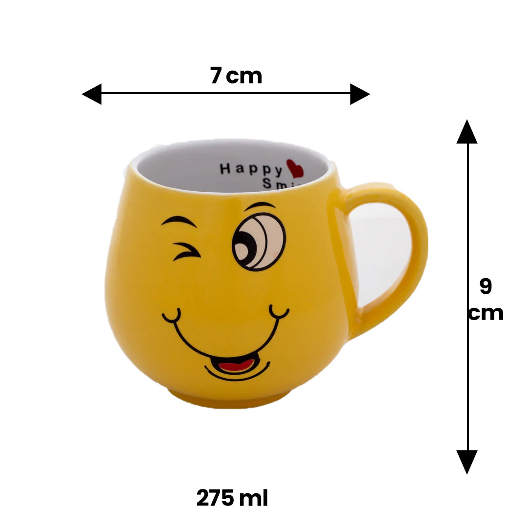Emoji Mug 350 ml Set (12 Mug)