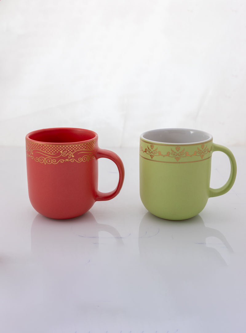 180 ML coupe Mint Chroma Porcelain Tea & Coffee Mug