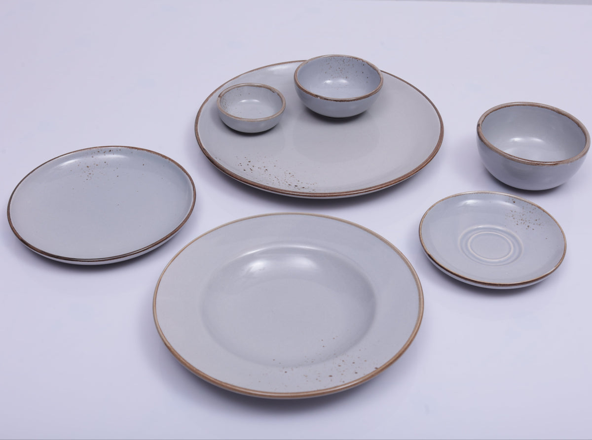 Ice Grey Dinner Set