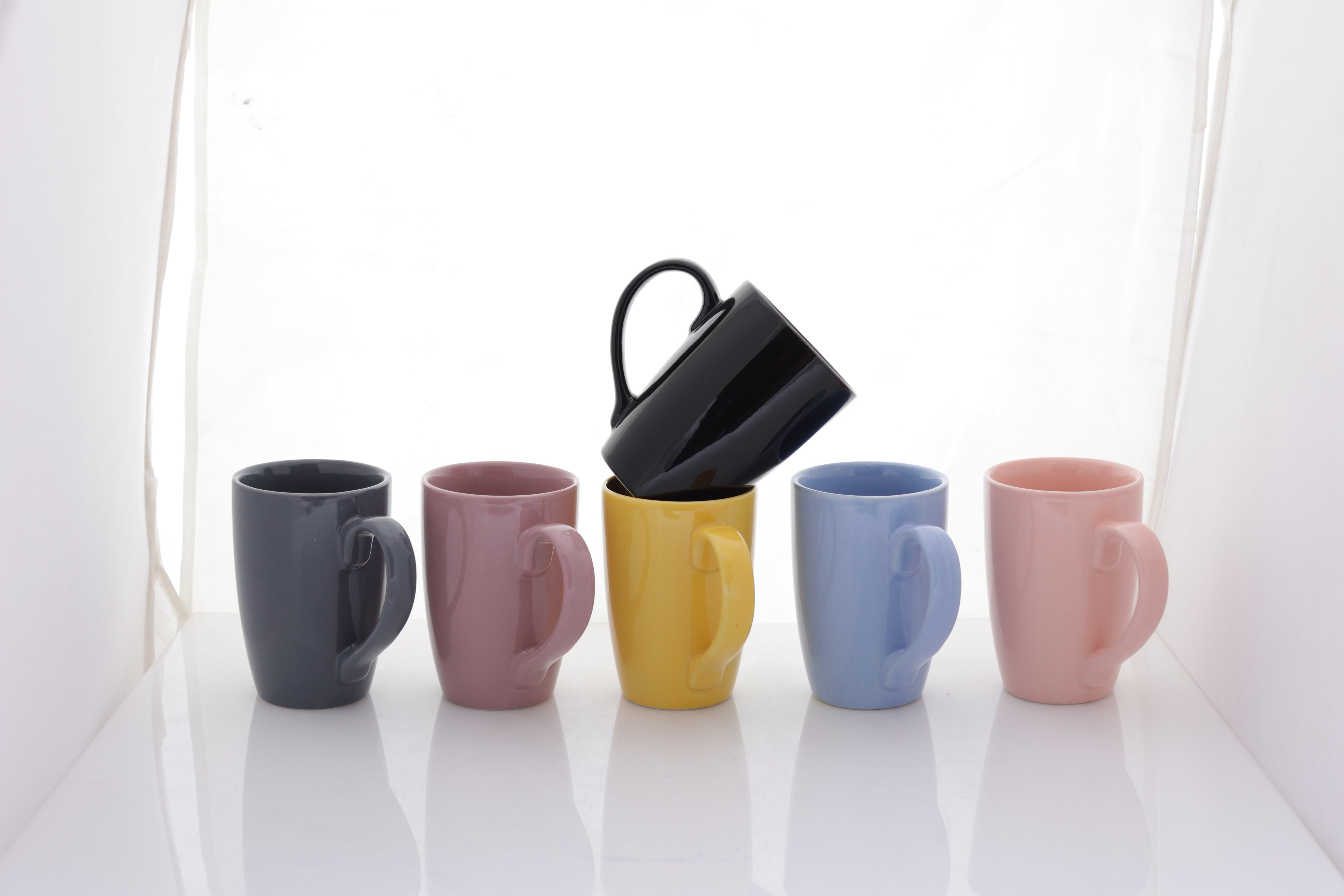 320 ML Rose Gold Shining Mug (Pack of Two)