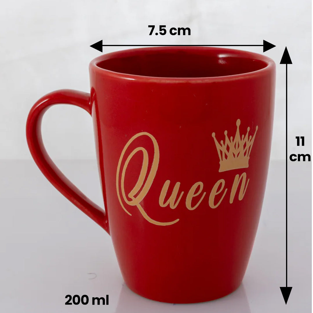 Shiva Black and Red  couple mug