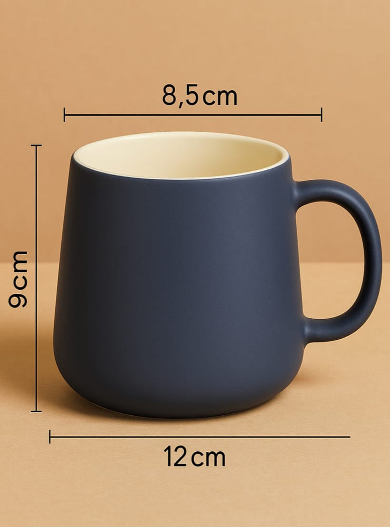 Matte finish coffee mug