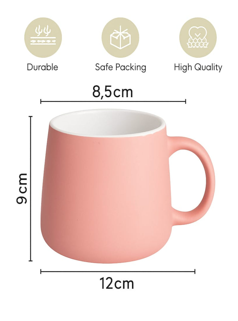 Matte finish coffee mug