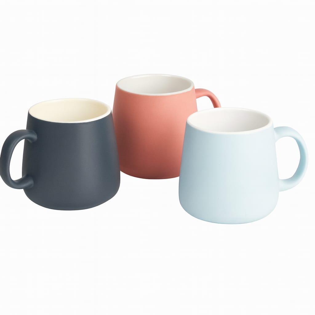 Matte finish coffee mug