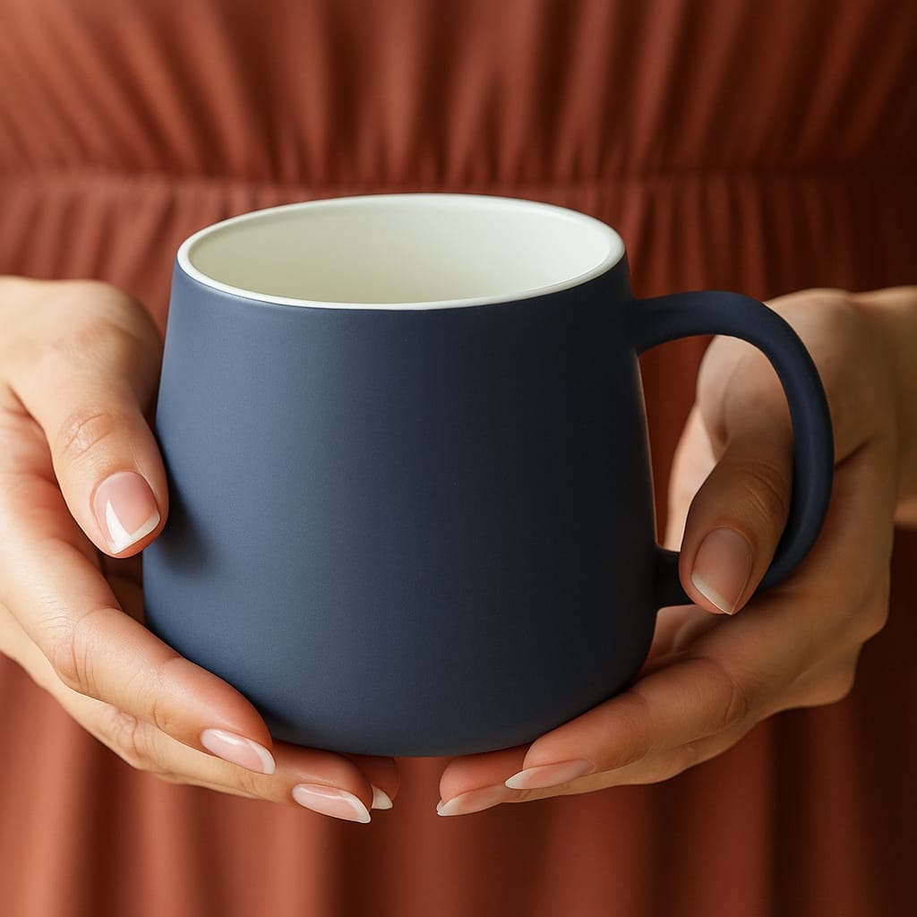 Matte finish coffee mug