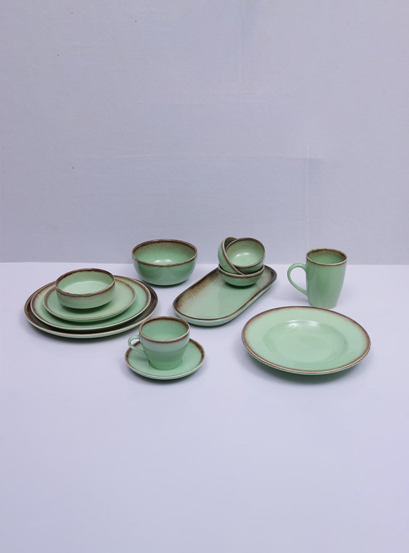 Splash Green
 Dinner Set