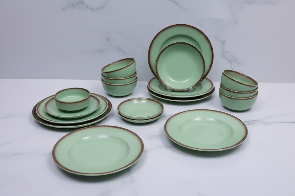 Splash Green
 Dinner Set